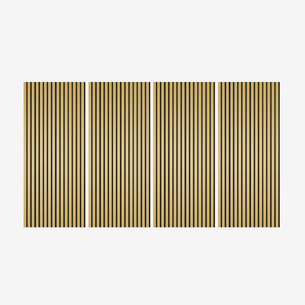 4 x dekorative Wandpaneele aus Holz in goldfarbenem Effekt 120x60cm Tabb-GO Aktion 4 x dekorative Wandpaneele aus Holz in goldfarbenem Effekt 120x60cm Tabb-GO Aktion