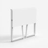 Scrivania pieghevole salvaspazio 80x45x75 bianca per ufficio Wolly B Saldi