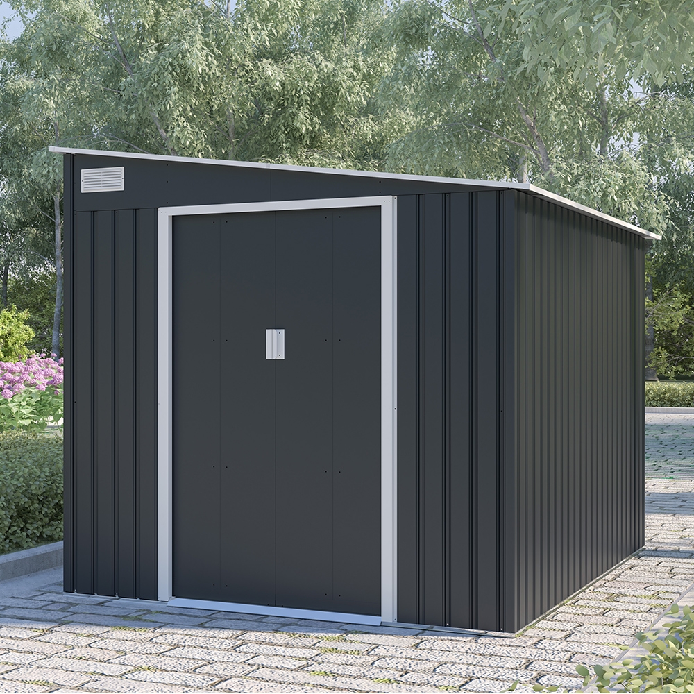 Casetta in metallo per giardino porta attrezzi 214x257x193cm Ostuni Promozione Casetta in metallo per giardino porta attrezzi 214x257x193cm Ostuni Promozione