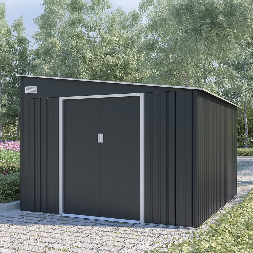 Cabane de jardin en métal abri à outils 279x321x203cm Maratea Promotion Cabane de jardin en métal abri à outils 279x321x203cm Maratea Promotion