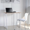 Scrivania da ufficio pieghevole bianca e legno salvaspazio 80x45x75 Wolly W Promozione