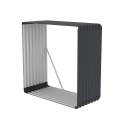 Abri de jardin extérieur en métal 110x52x110cm Livigno Vente