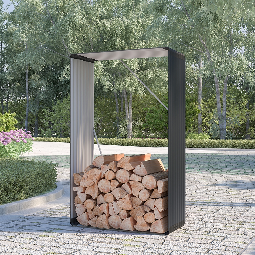 Abri en métal pour jardin extérieur 110x52x180cm Courmayeur Promotion Abri en métal pour jardin extérieur 110x52x180cm Courmayeur Promotion