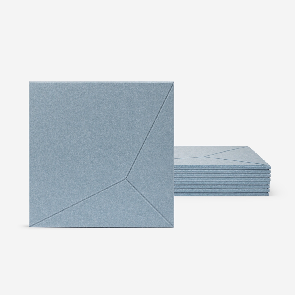 8 panneaux insonorisants décoratifs bleu Klank-A Promotion 8 panneaux insonorisants décoratifs bleu Klank-A Promotion