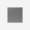 Set 8 pannelli decorativi di design fonoassorbenti 60x60 grigio Klank-GC Sconti
