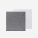 Set 8 pannelli decorativi di design fonoassorbenti 60x60 grigio Klank-GC Offerta