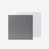 Set 8 pannelli fonoassorbenti 60x60 decorativi in poliestere grigio Toon-GC Offerta