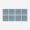 Set 8 pannelli fonoassorbenti di design 60x60 decorativi azzurro Zarbi-A Vendita