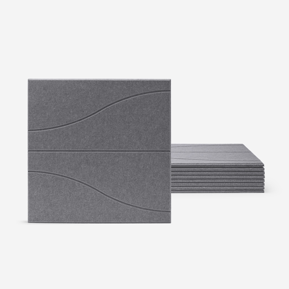 8 panneaux insonorisants design 60x60 en polyester gris Zarbi-GC Promotion 8 panneaux insonorisants design 60x60 en polyester gris Zarbi-GC Promotion