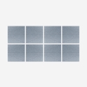 Set 8 pannelli pannelli decorativi parete 60x60 fonoassorbenti grigio Zarbi-G Vendita
