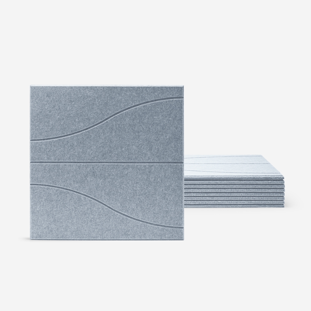 Set 8 pannelli pannelli decorativi parete 60x60 fonoassorbenti grigio Zarbi-G Promozione Set 8 pannelli pannelli decorativi parete 60x60 fonoassorbenti grigio Zarbi-G Promozione