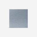 Set 8 pannelli pannelli decorativi parete 60x60 fonoassorbenti grigio Zarbi-G Sconti