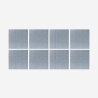 Set 8 pannelli fonoassorbenti 60x60 decorativi geometrici grigio Didi-G Vendita