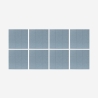 Set 8 pannelli decorativi parete soggiorno fonoassorbenti azzurro 60x60 Didi-A Vendita