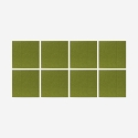 8 panneaux insonorisant décoratifs verts 60x60 Didi-V Vente