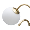 Lampada da tavolo con base in metallo e sfere in vetro opaco Glamy 4T Saldi