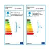 Lampada da tavolo con base in metallo e sfere in vetro opaco Glamy 4T Stock