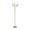 Lampada da terra con struttura intrecciata e sfere in vetro opaco Glamy 4 Promozione