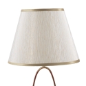 Lampada da tavolo elegante con base dorata e paralume beige Flush S Offerta