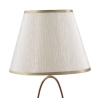 Lampada da tavolo elegante con base dorata e paralume beige Flush S Offerta