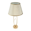 Lampada da tavolo elegante con base dorata e paralume beige Flush M Offerta
