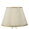 Lampada da tavolo elegante con base dorata e paralume beige Flush M Catalogo