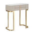 Consolle da ingresso con 2 cassetti e gambe dorate 70x40cm Beauty Promozione