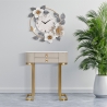 Consolle da ingresso con 2 cassetti e gambe dorate 70x40cm Beauty Vendita