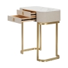 Consolle da ingresso con 2 cassetti e gambe dorate 70x40cm Beauty Saldi