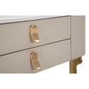 Consolle da ingresso con 2 cassetti e gambe dorate 70x40cm Beauty Stock