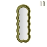 Specchio da parete o da terra design ondulato in velluto 60x160cm Miki Vendita