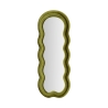 Specchio da parete o da terra design ondulato in velluto 60x160cm Miki Catalogo