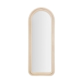 Specchio da parete o da terra ad arco in velluto 60x160cm Cloe Promozione