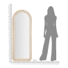 Specchio da parete o da terra ad arco in velluto 60x160cm Cloe Catalogo