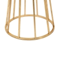 Tavolino decorativo alto rotondo da salotto in metallo dorato glam 38cm Stick Catalogo