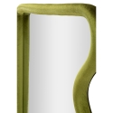 Specchio da parete o da terra in velluto ondulato laterale 60x90cm Tod Sconti