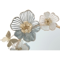 Specchio rotondo da parete con decorazioni floreali 3D Amy Offerta