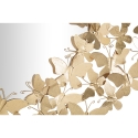 Specchio da parete rotondo con farfalle 3D dorato Butterfly Wind Offerta
