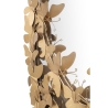 Specchio ovale da parete dorato con farfalle decorative Butterfly Wind Saldi