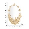 Specchio ovale da parete dorato con farfalle decorative Butterfly Wind Catalogo