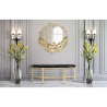 Specchio rotondo da parete dorato con farfalle decorative Butterfly M Vendita