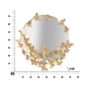 Specchio rotondo da parete dorato con farfalle decorative 74cm Butterfly S Modello