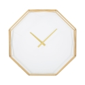 Orologio da parete ottagonale in metallo dorato Octagonal Promozione