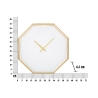 Orologio da parete ottagonale in metallo dorato Octagonal Catalogo