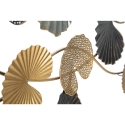 Decorazione da parete in metallo 3D con finiture dorate Web Saldi