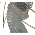 Decorazione da parete in metallo 3D con finiture dorate Web Sconti