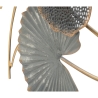 Decorazione da parete in metallo 3D con finiture dorate Web Sconti