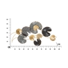 Decorazione da parete in metallo 3D con finiture dorate Web Catalogo