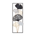 Decorazione da parete in metallo 3D rettangolare h90cm Ory Promozione