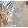 Decorazione da parete in metallo 3D con motivo floreale Poxy Saldi